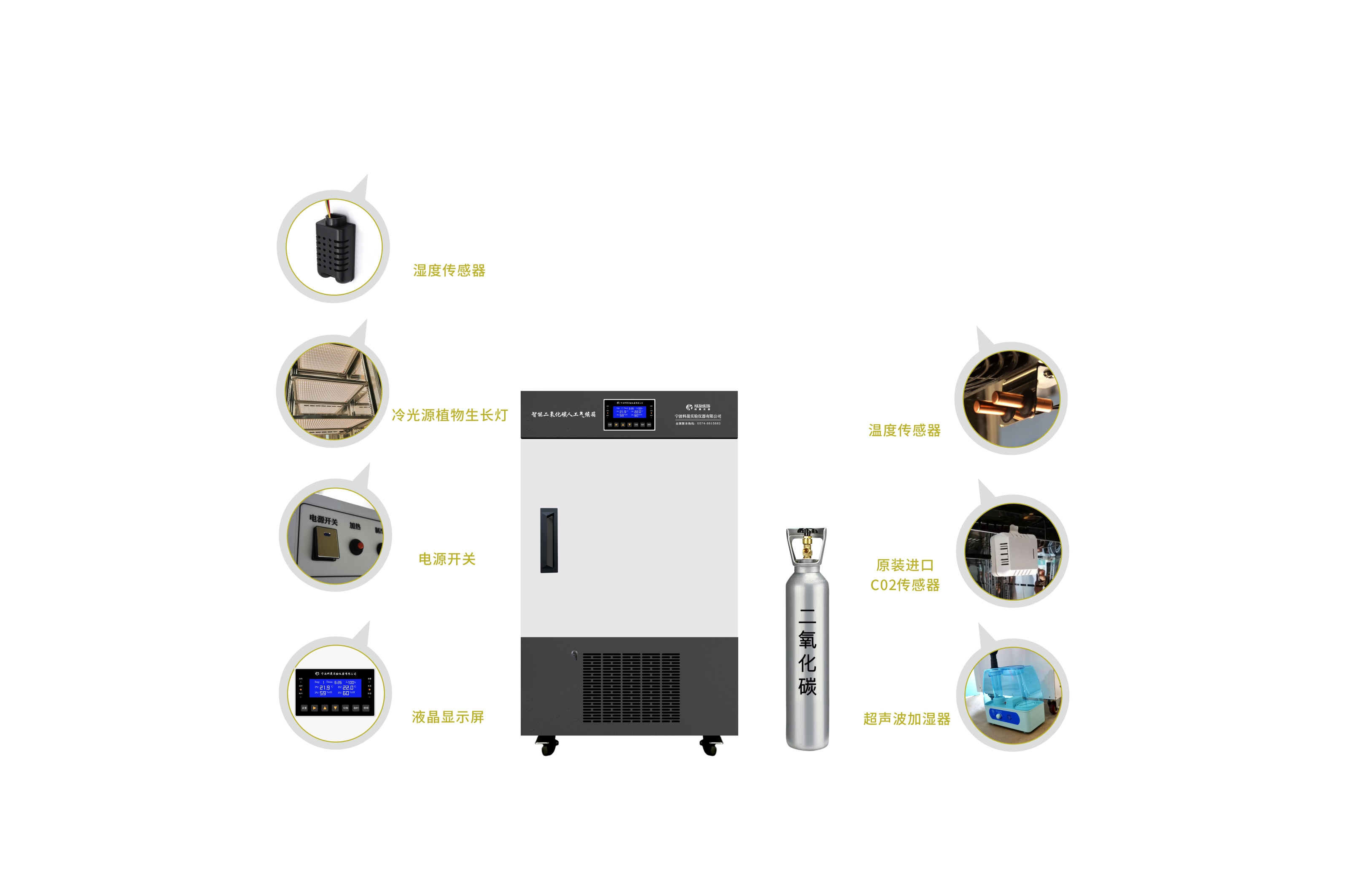 智能二氧化碳人工氣候箱 PRX-160C-CO2